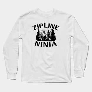 Zipline Ninja Long Sleeve T-Shirt